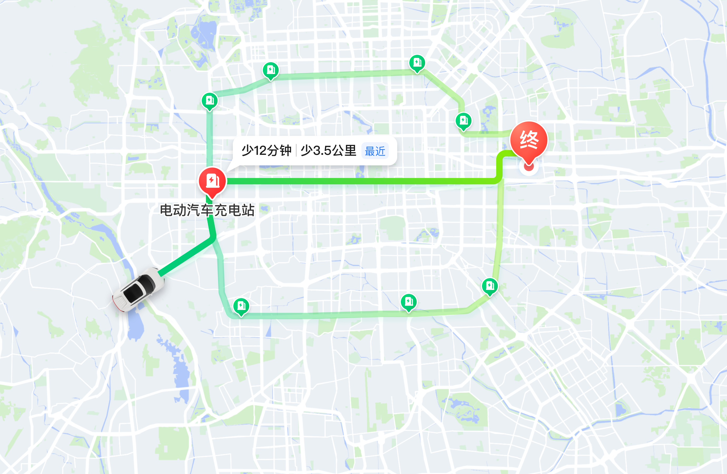 腾讯位置商业授权路线规划（驾车/公交/步骑）