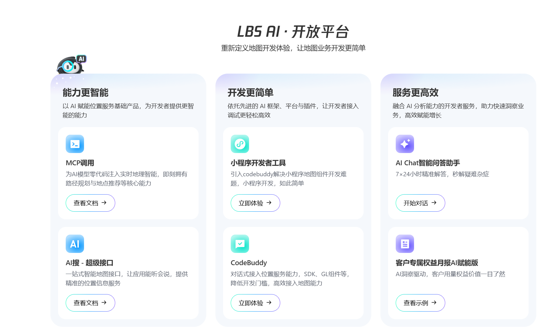 腾讯地图时空智能开放平台MCP Server以 AI 赋能位置服务基础产品，为开发者提供更智能的能力